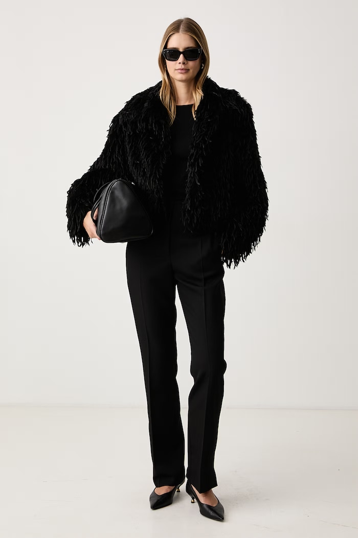 BOSS Коротка куртка жіноча Cecool1 50569130 чорний AW26