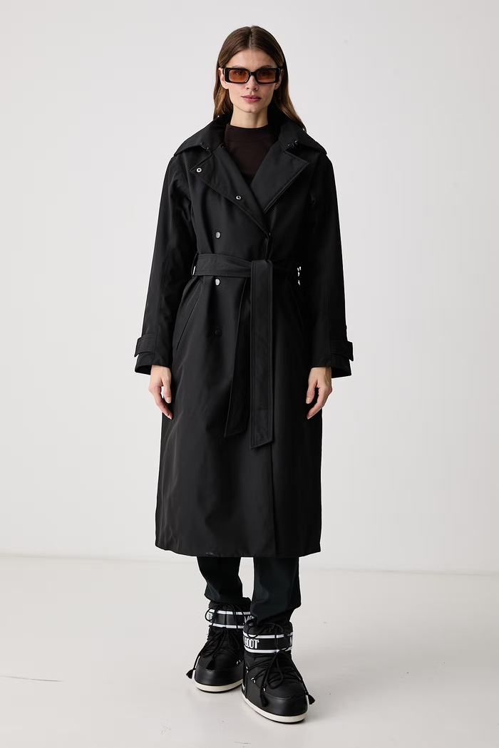 Helly Hansen Płaszcz damski AVENUE 54490 czarny AW26