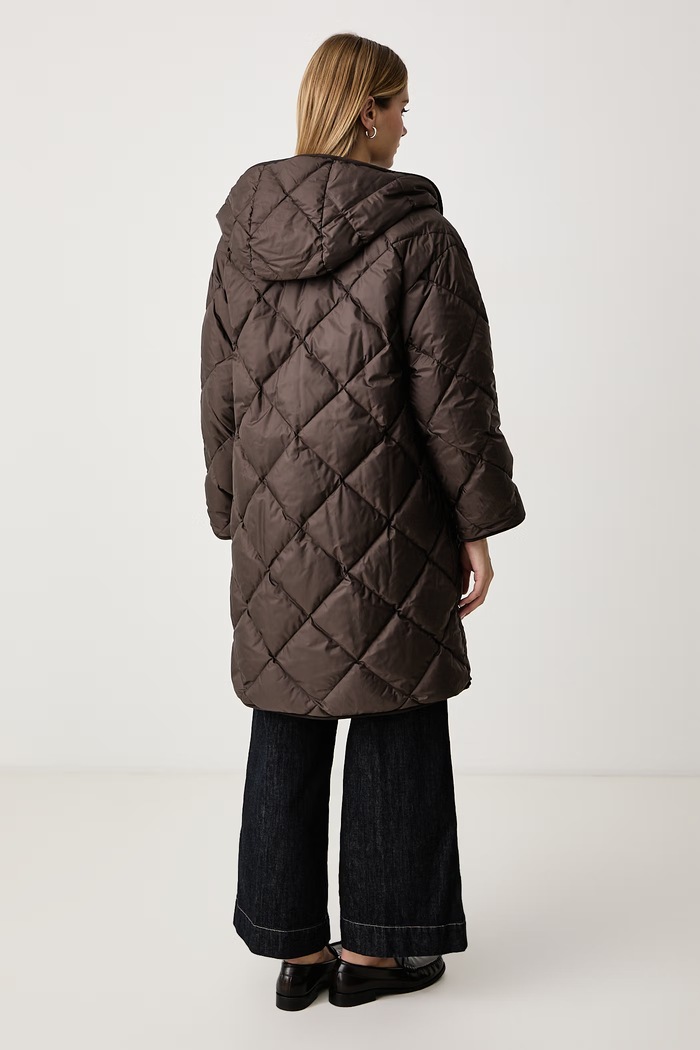 Kurtka dwustronna damska WKDMASSA Weekend Max Mara brązowy 2625496042600