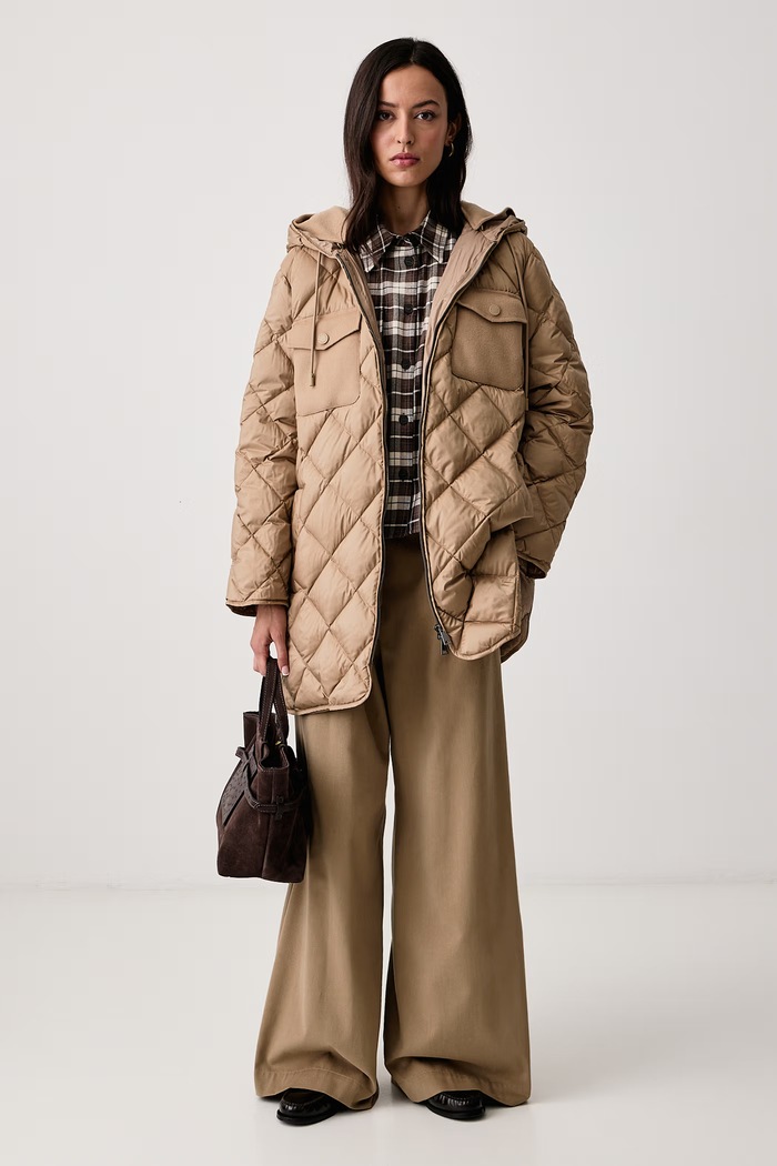 Weekend Max Mara Kurtka puchowa damska WKDFIDATO 2625496022600 beżowy AW26