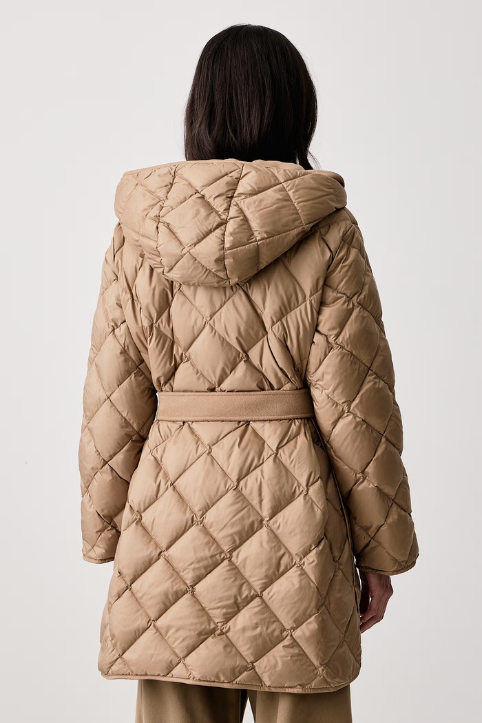 Odzież Weekend Max Mara Kurtka puchowa damska WKDFIDATO 2625496022600 beżowy