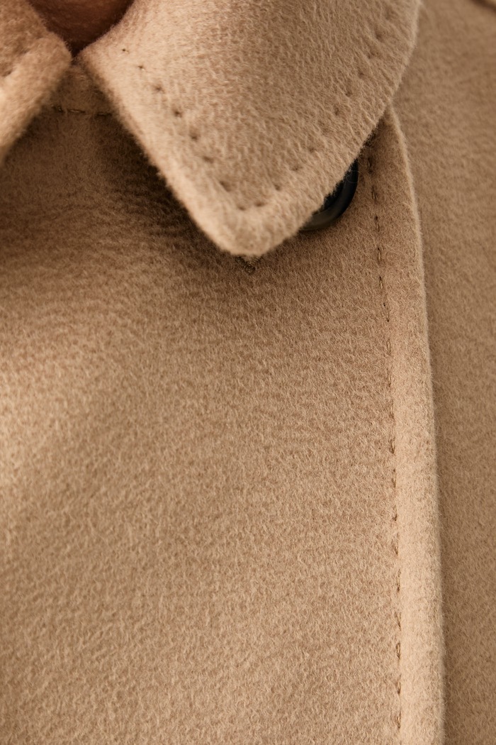 Płaszcz damski wełniany WKDRESINA Weekend Max Mara beżowy 2625016102600