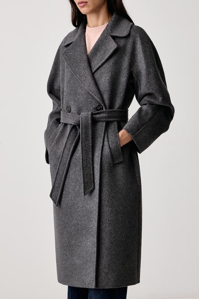 Palton pentru femei din lână WKDRESINA Weekend Max Mara 2625016102600 gri