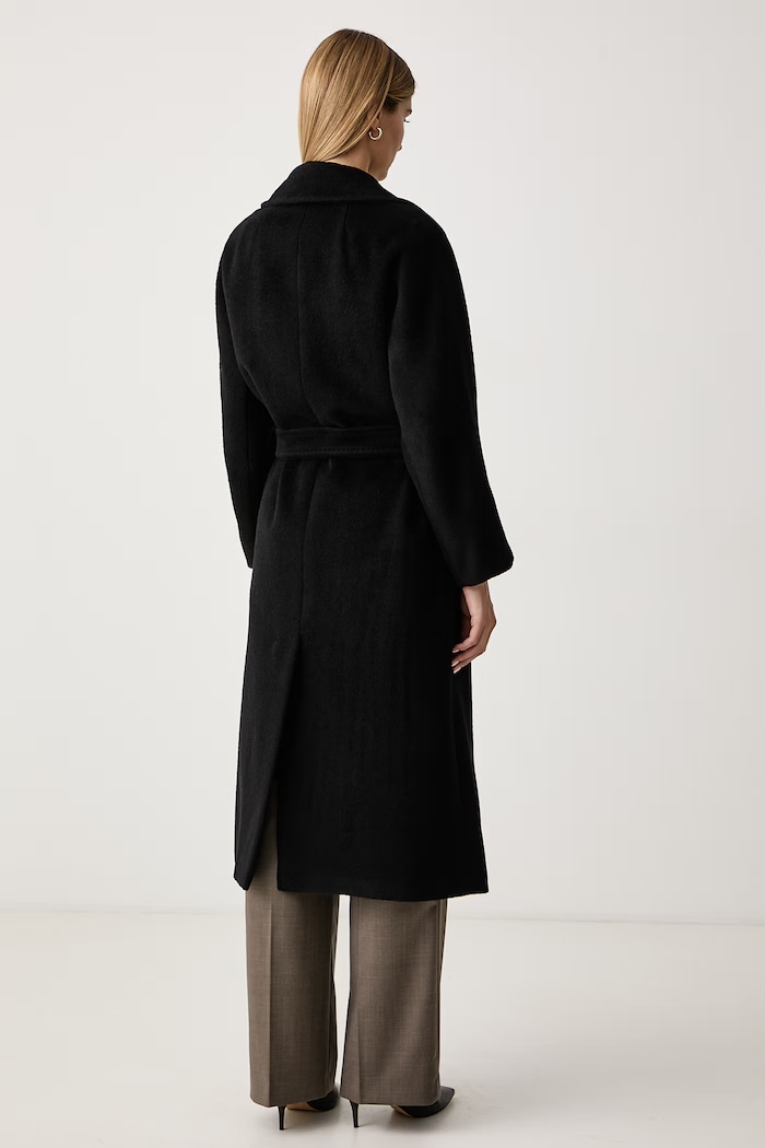 Oblečenie Weekend Max Mara Plášť dámsky s vlnou WKDTEMPERA 2625016072600 čierna