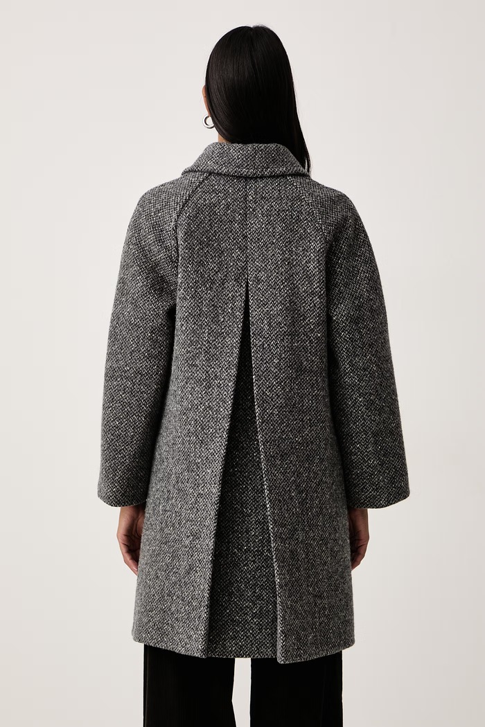 Odzież Weekend Max Mara Płaszcz damski z wełną WKDLATINO 2625016032600 szary