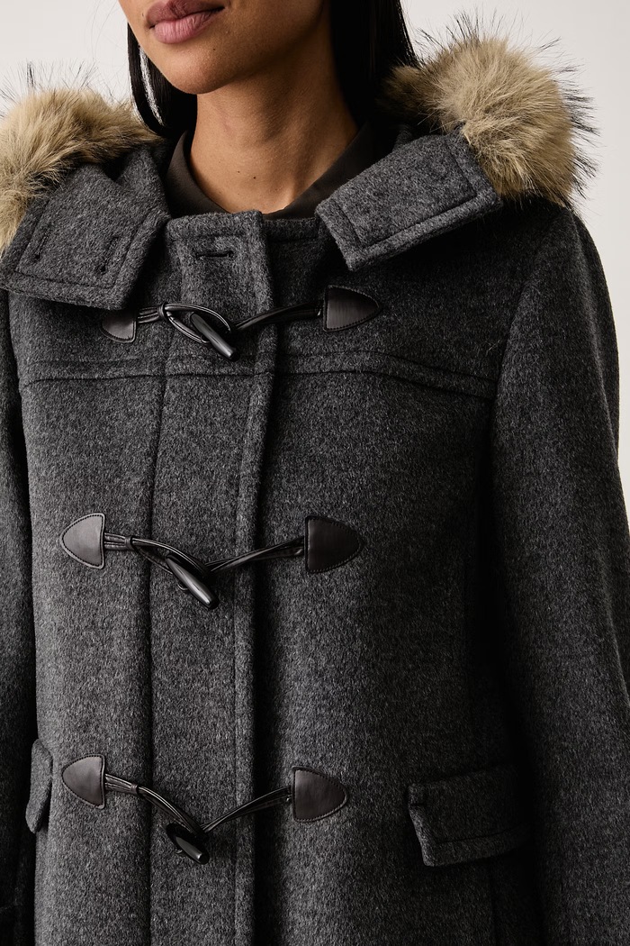 Płaszcz damski wełniany WKDEPICA Weekend Max Mara 2625016012600 szary