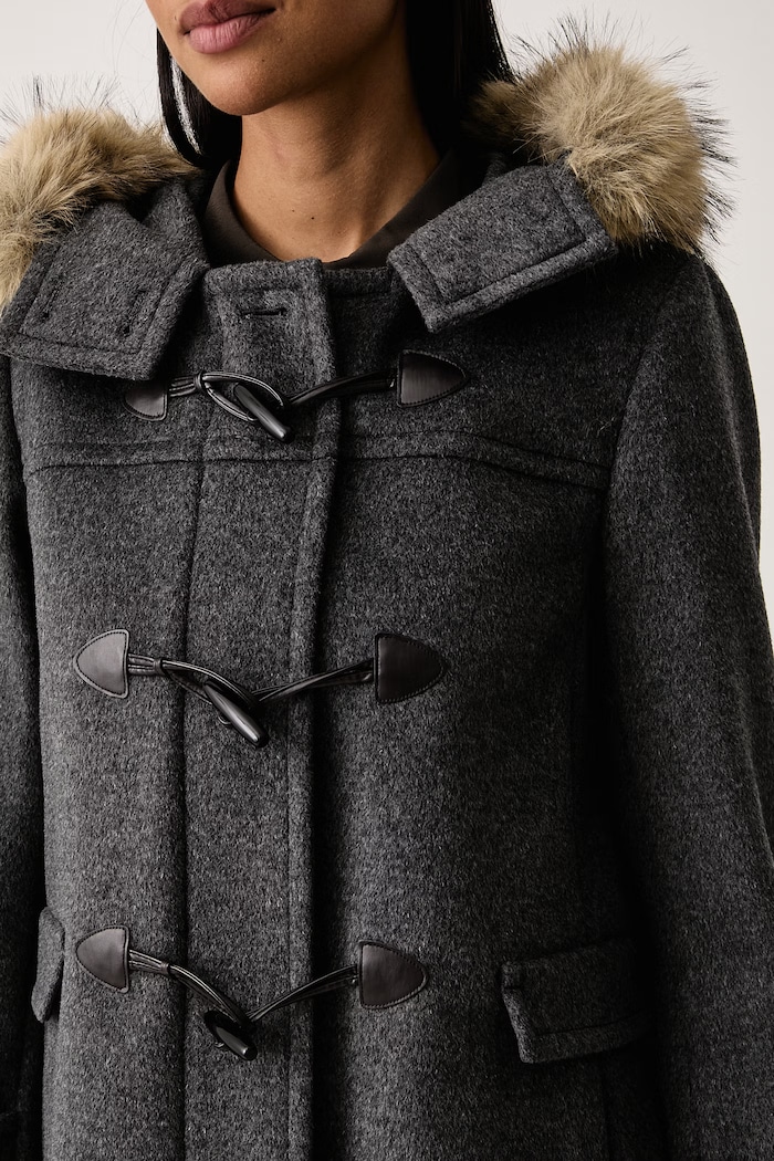 Płaszcz damski wełniany WKDEPICA Weekend Max Mara 2625016012600 szary