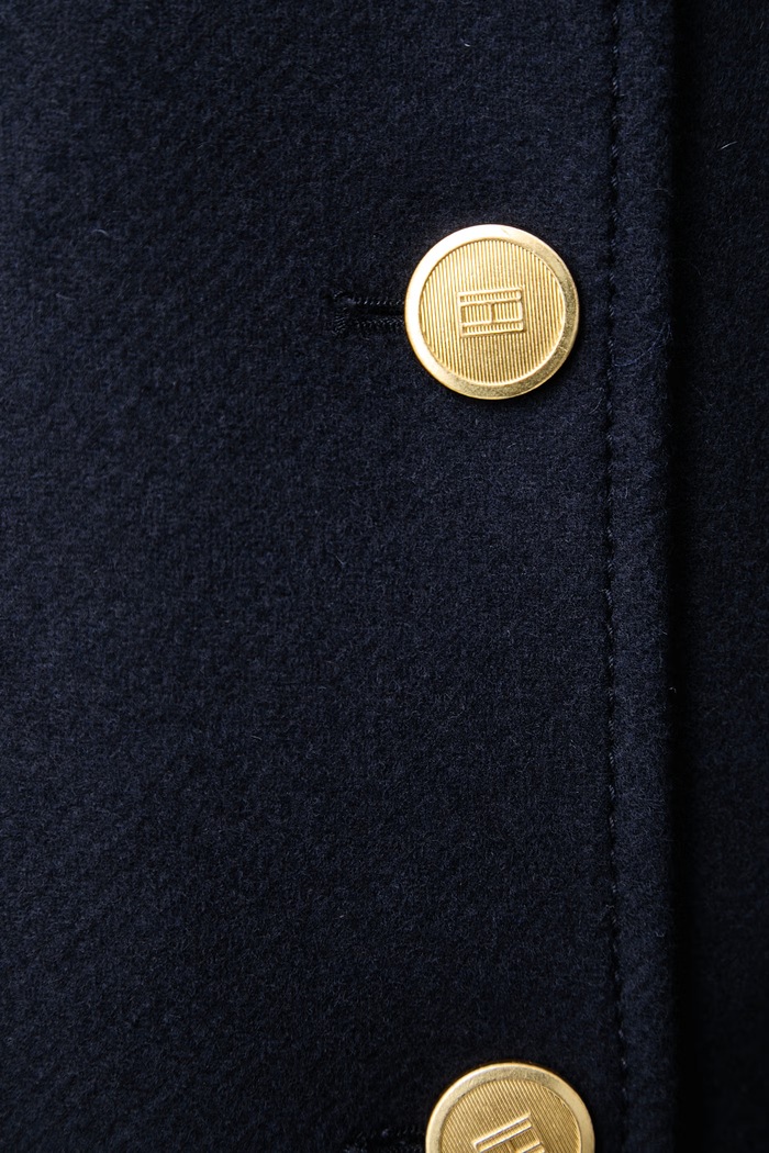 Tommy Hilfiger Kaput za žene s vunom WW0WW51554