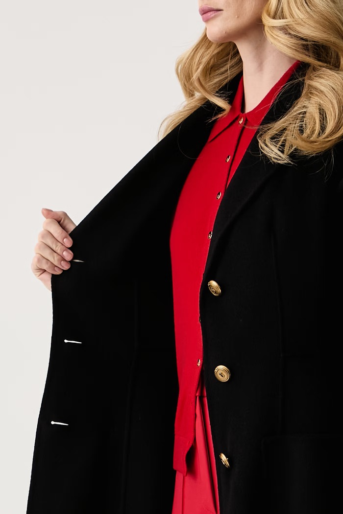 Elisabetta Franchi Płaszcz damski wełniany CP03D67E2