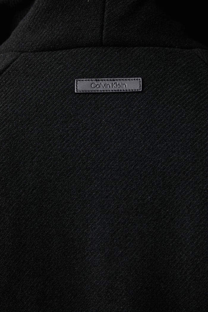 Plašč ženski z volno Calvin Klein črna LV044H541G