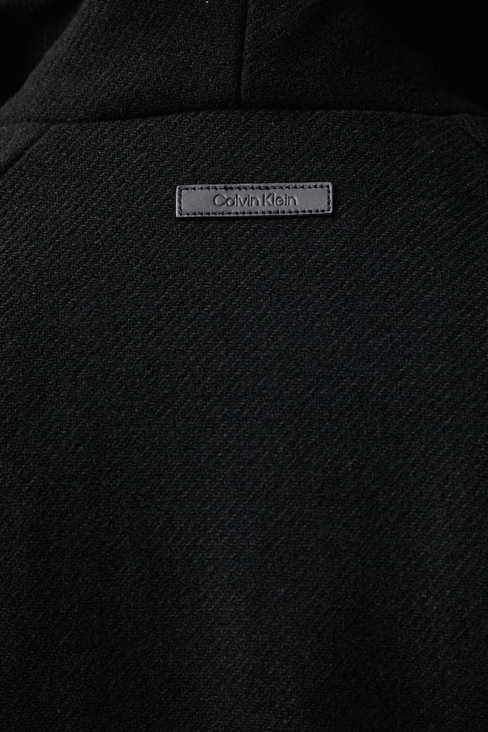 Plašč ženski z volno Calvin Klein črna LV044H541G