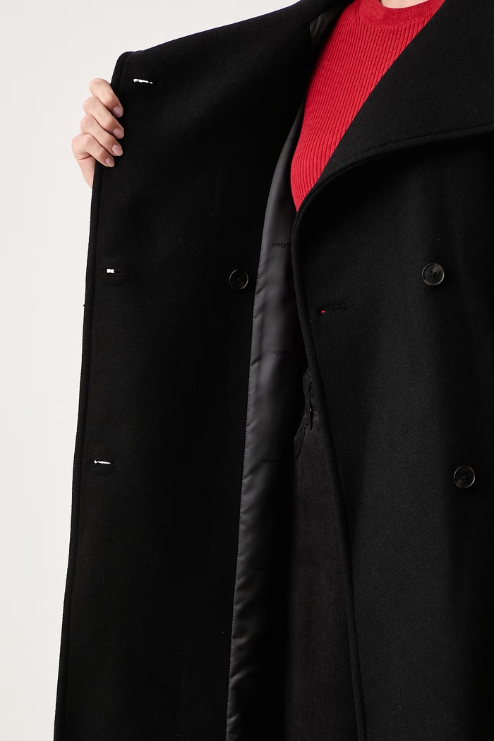 Calvin Klein Plašč ženski z volno LV044H541G
