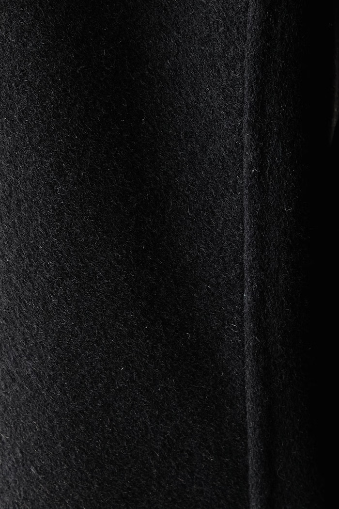 Cappotto da donna con lana Sisley nero 2X9FLN07D