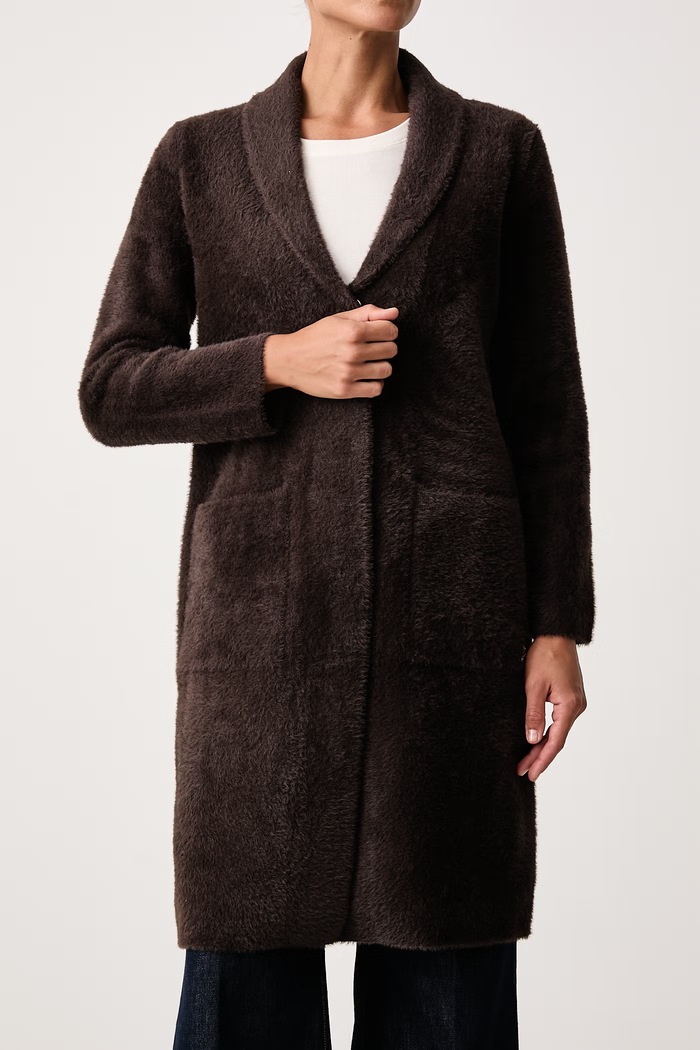 Płaszcz damski Joseph Ribkoff 263973 brązowy