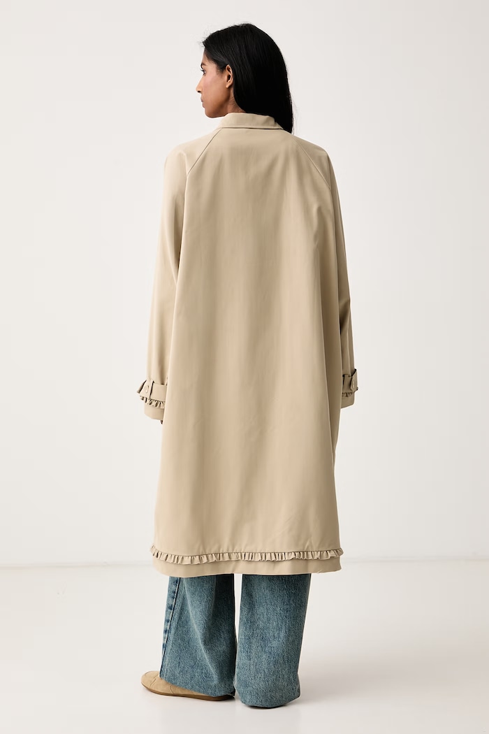 Odzież adidas Originals Płaszcz damski z bawełną LG4288 beżowy
