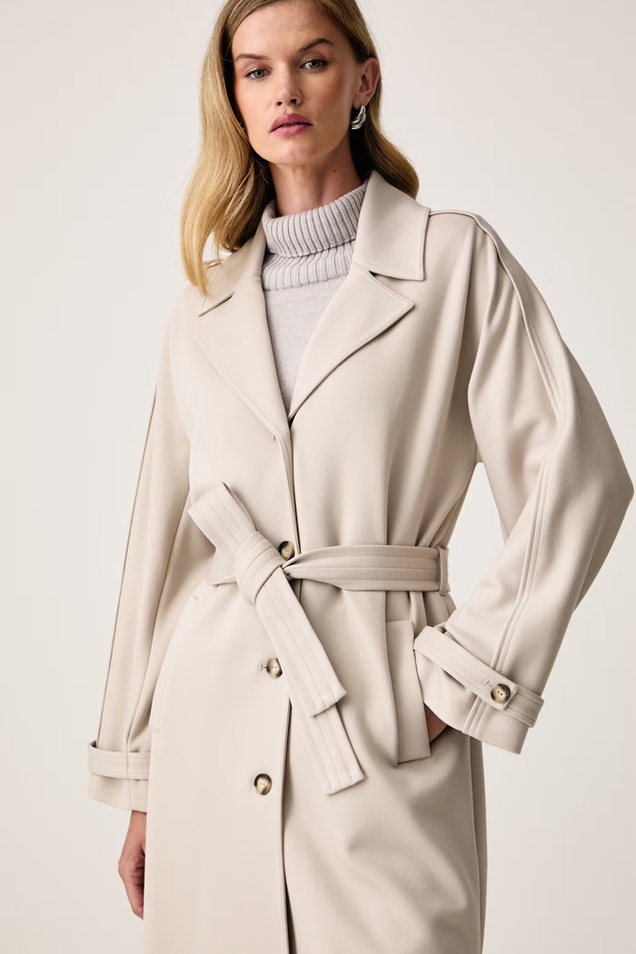 MM by Max Mara παλτό γυναικείο με βισκόζη MMLESPOSTO μπεζ 2626906037600