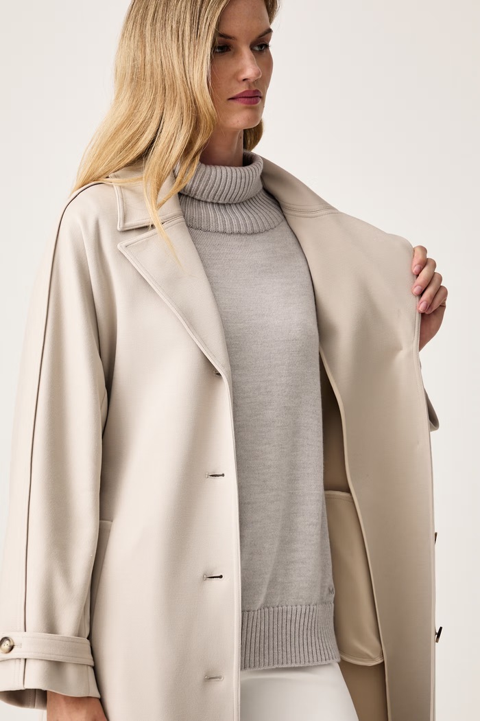 MM by Max Mara παλτό γυναικείο με βισκόζη MMLESPOSTO 2626906037600