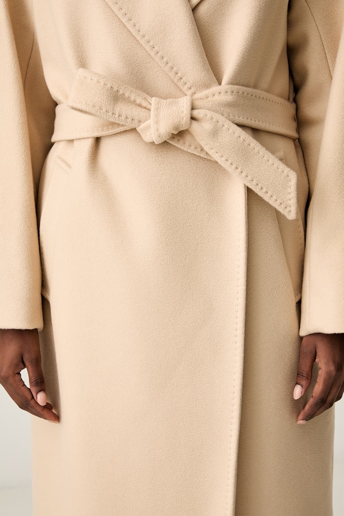 Weekend Max Mara пальто жіноче вовняне WKDRESINA 2625016021600 бежевий