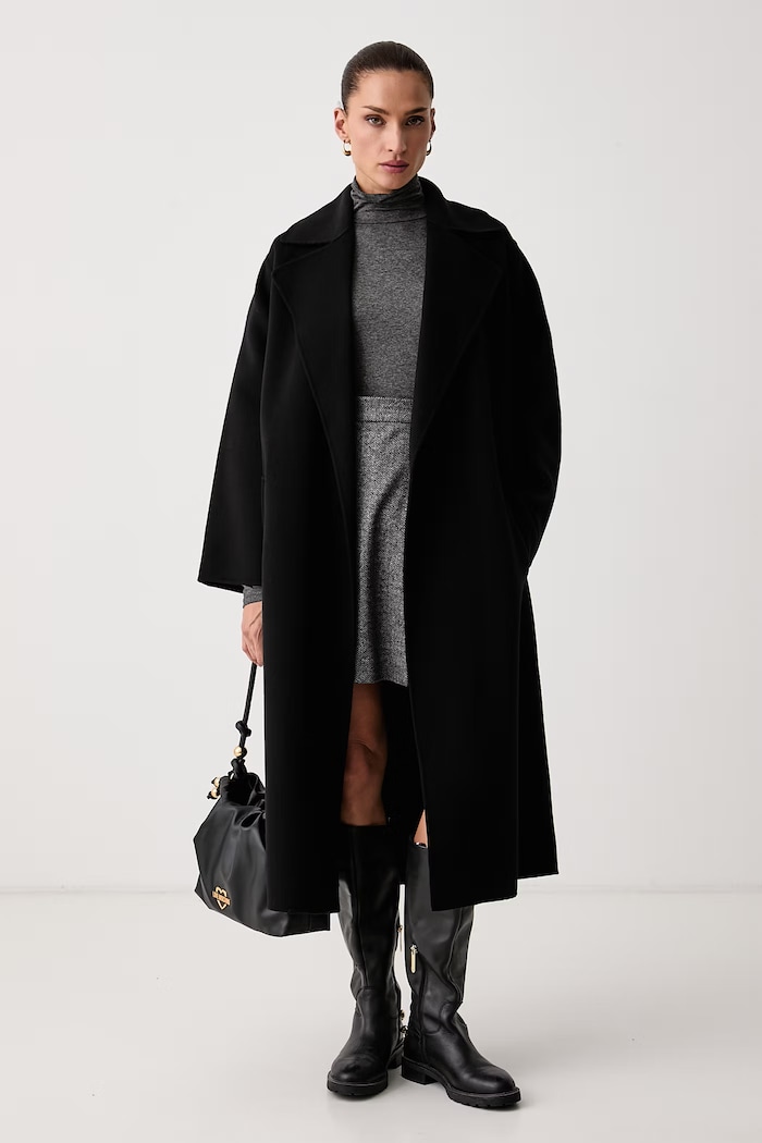 Weekend Max Mara Plášť dámsky vlnený WKDOPEROSO 2625016011600 čierna AW26