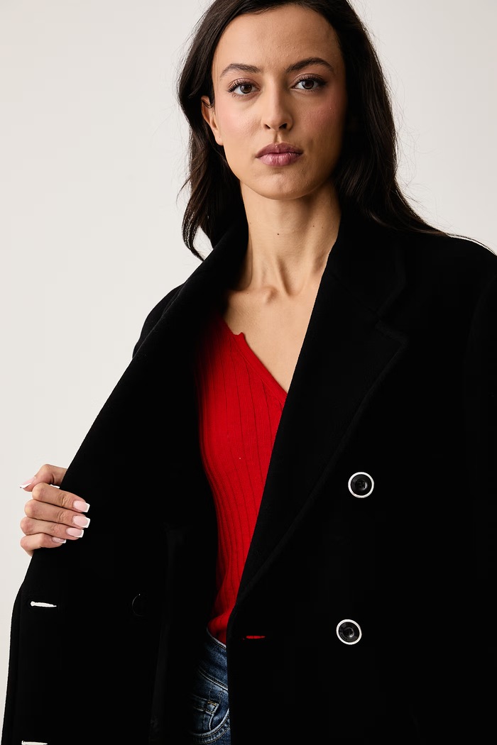 Pinko Płaszcz damski z wełną 107487.A3FG