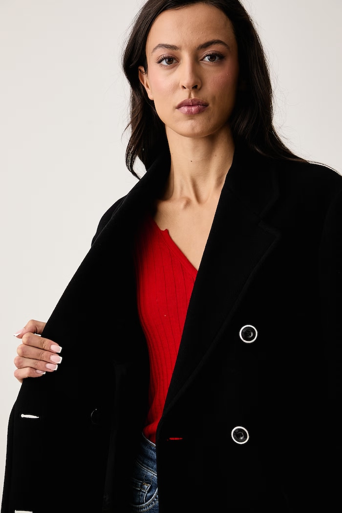 Pinko Płaszcz damski z wełną 107487.A3FG