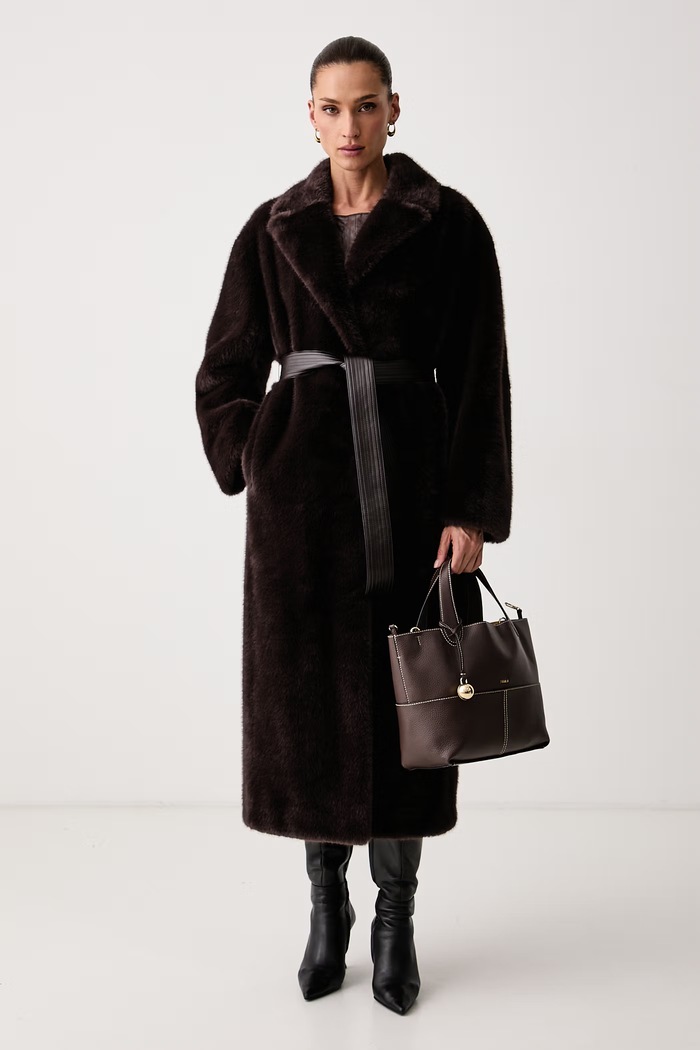 Pinko Палто дамско 107168.A3FK кафяв AW26