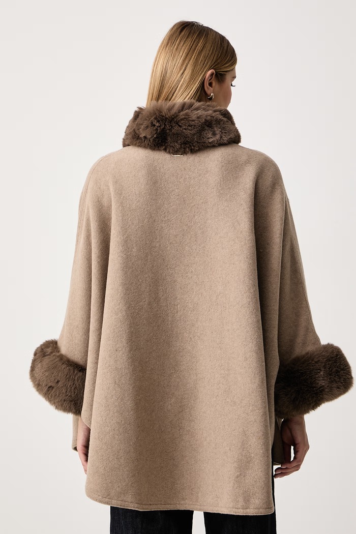 Odzież Twinset Poncho damskie 262TO5730 beżowy