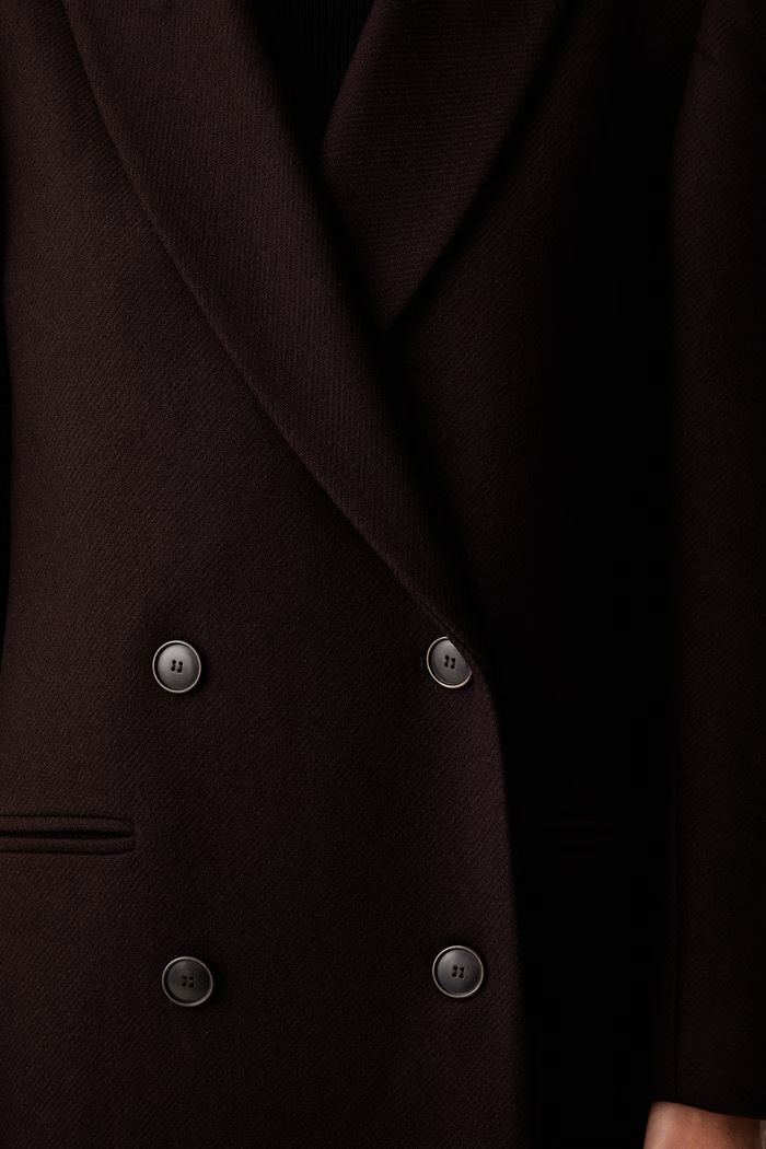 Twinset пальто жіноче з вовною 262TP2450 коричневий