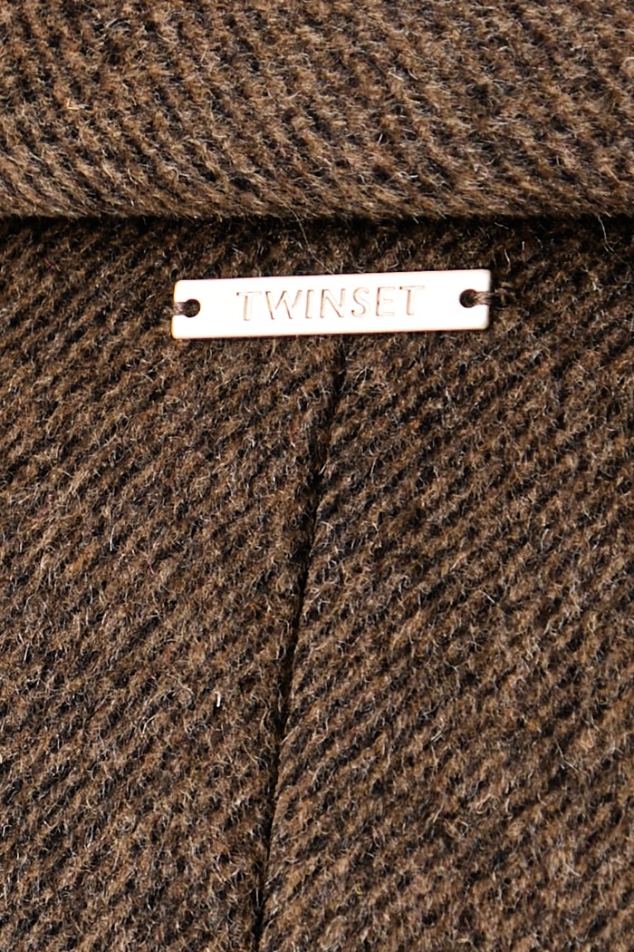 Twinset Plášť dámsky s vlnou 262LI2DBB