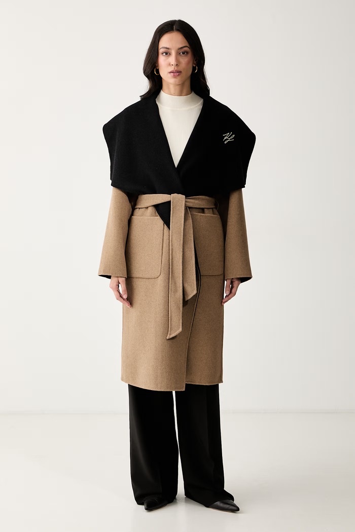 Karl Lagerfeld Γυναικεία με μαλλί μπεζ B3W15030