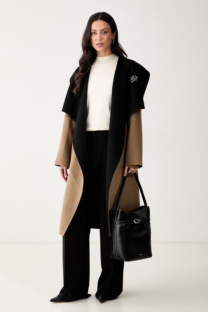 Ρούχα Karl Lagerfeld Γυναικεία με μαλλί B3W15030 μπεζ