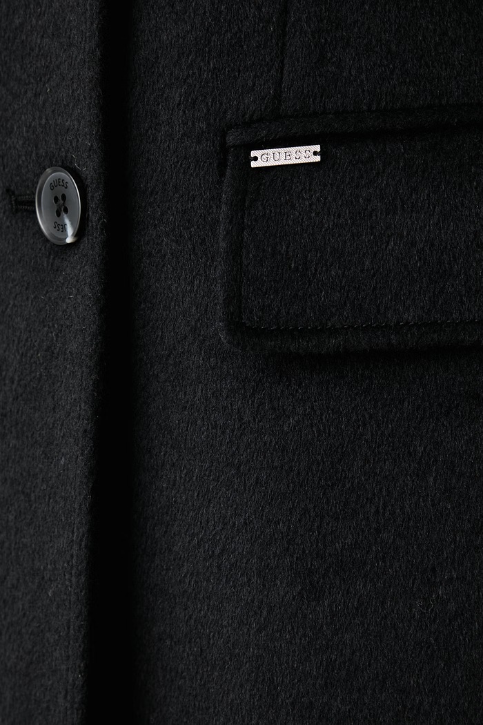 Eleganten plašč ženski EMY Guess črna W6BL49.W4129