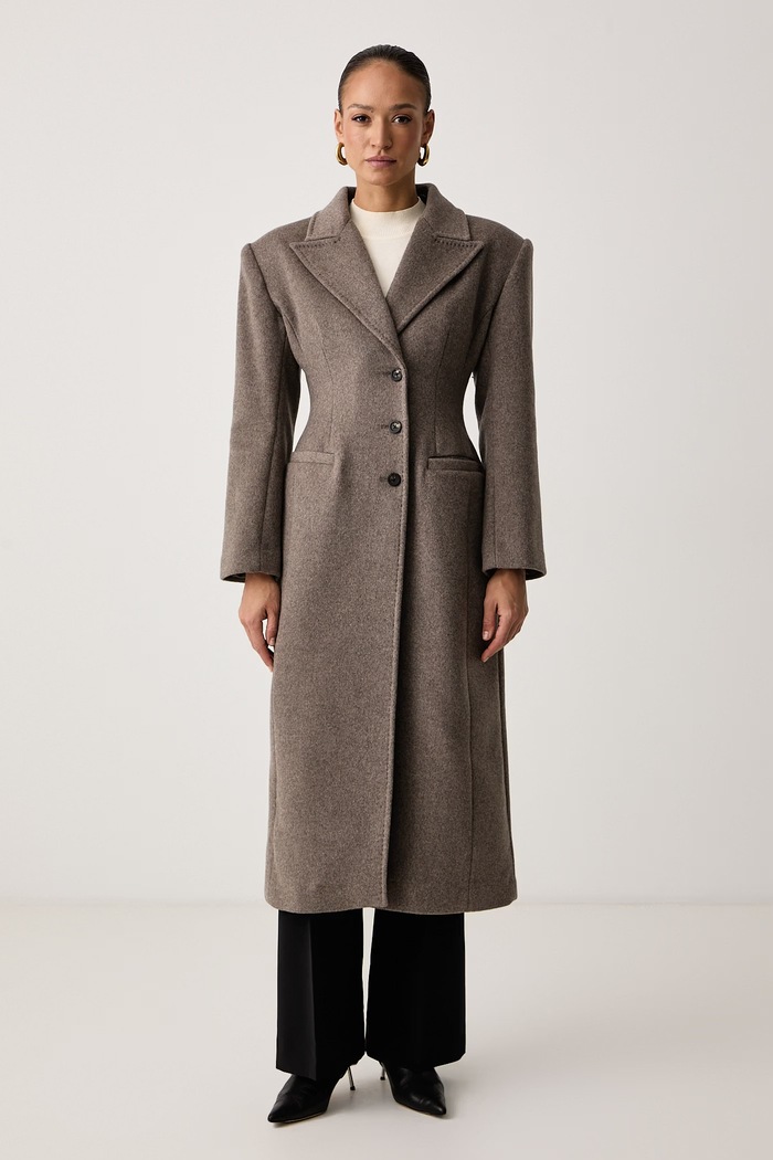 Marciano by Guess Plašč ženski z volno ANGELA bež G6BL29.W6080