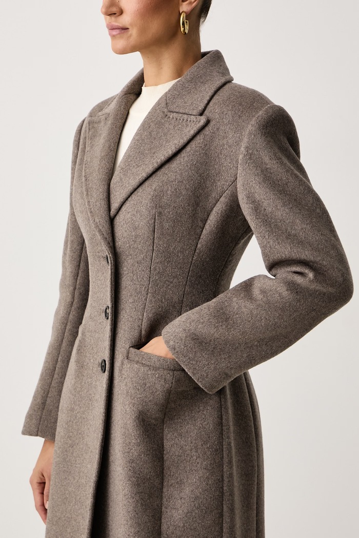 Plašč ženski z volno ANGELA Marciano by Guess G6BL29.W6080 bež
