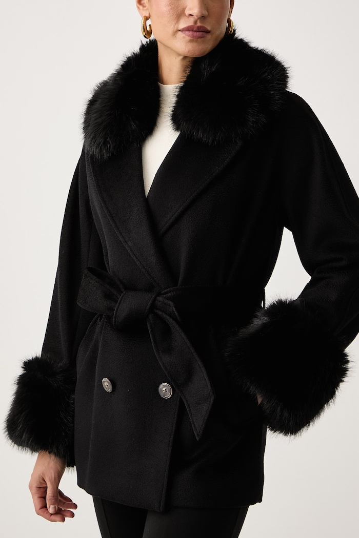 Cappotto da donna in lana SOPHY Marciano by Guess nero G6BL08.W4427