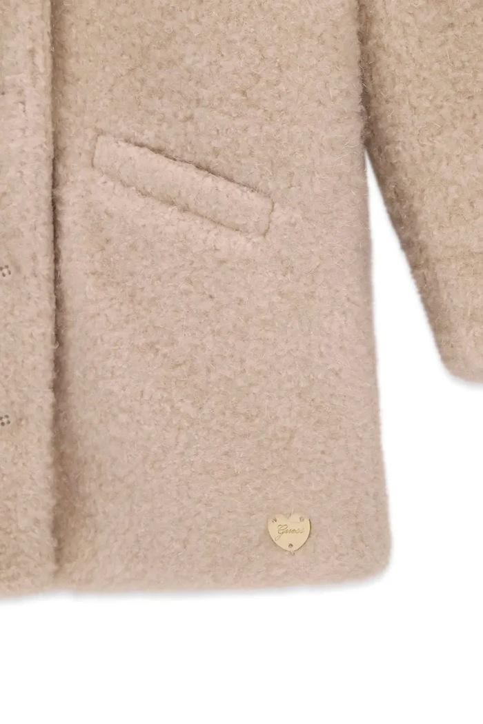 Dziewczynka Guess Płaszcz dziecięcy K6BL13.W3980.9BY2 beżowy