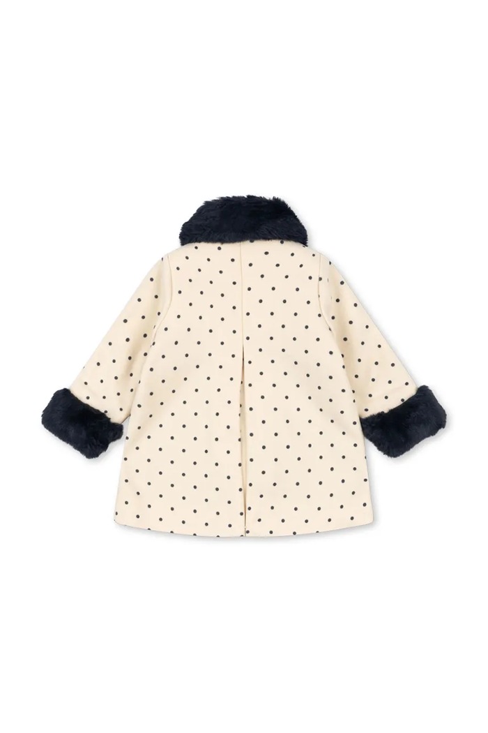 Dievča Konges Sløjd Plášť detský s vlnou PORSIA COAT KS105753.9BY2 béžová