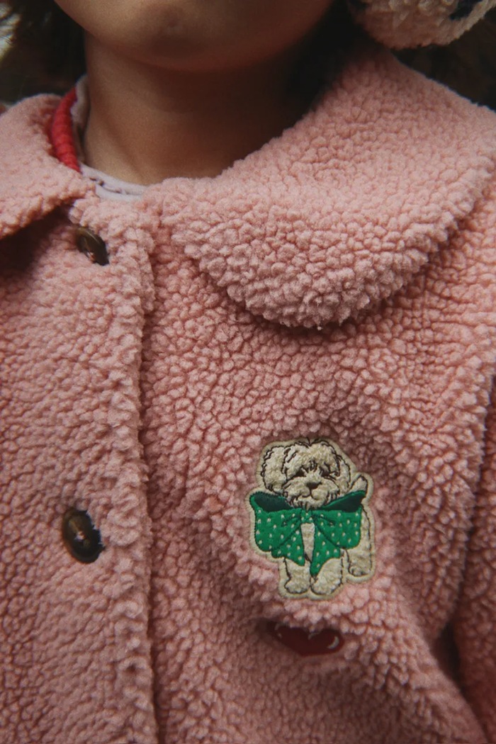 Konges Sløjd παλτό παιδικό φλις JODY COAT GRS KS105711.9BY2