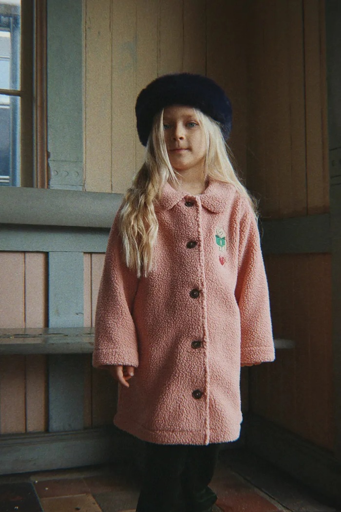Konges Sløjd παλτό παιδικό φλις JODY COAT GRS KS105711.9BY2