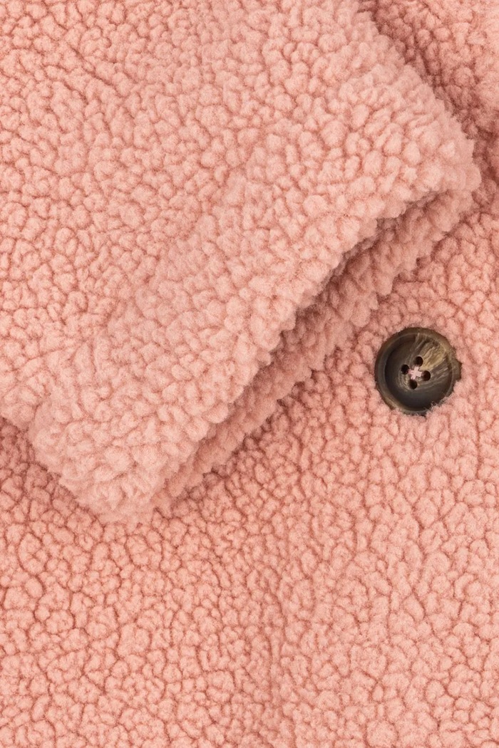 Konges Sløjd παλτό παιδικό φλις JODY COAT GRS KS105711.9BY2 ροζ