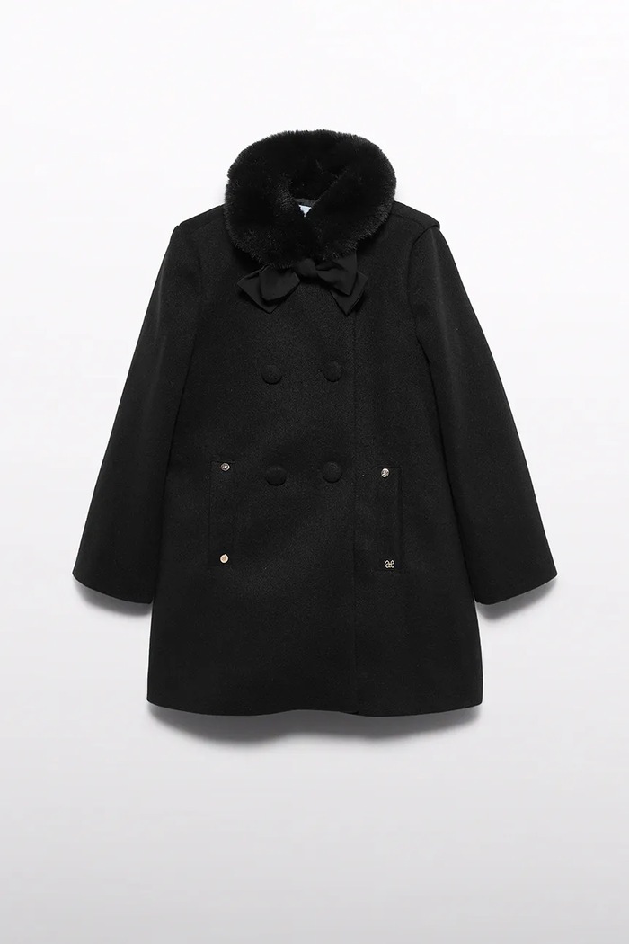 Abel&Lula elegantní kabát dětský 5888.2.Mini.9BY2 černá AW26