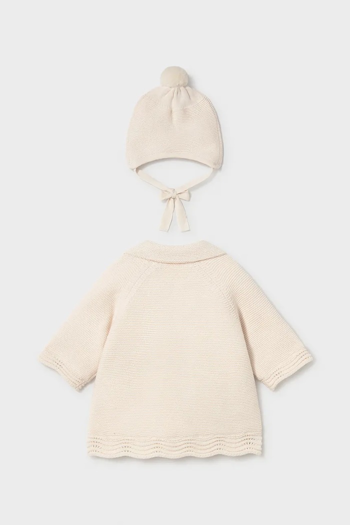 Djevojčice Mayoral Newborn Kaput za bebe s pamukom 2403.2K.Newborn.9BY2 bež