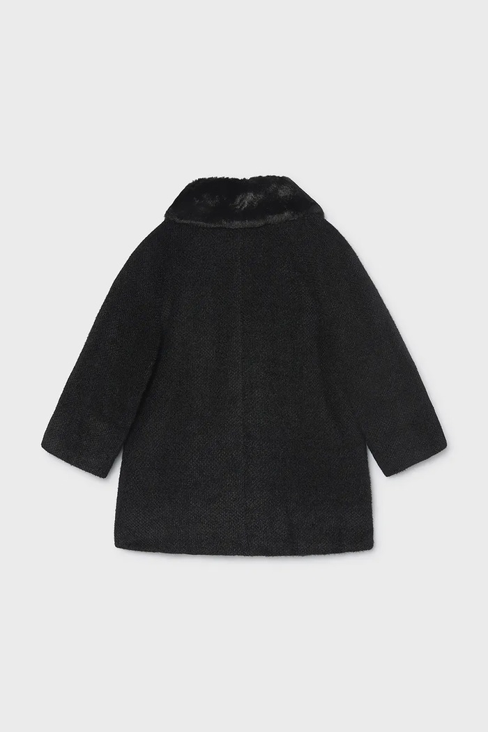 Mayoral Műszőrme kabát gyerek 4412.6G.Mini.9BY2 fekete AW26