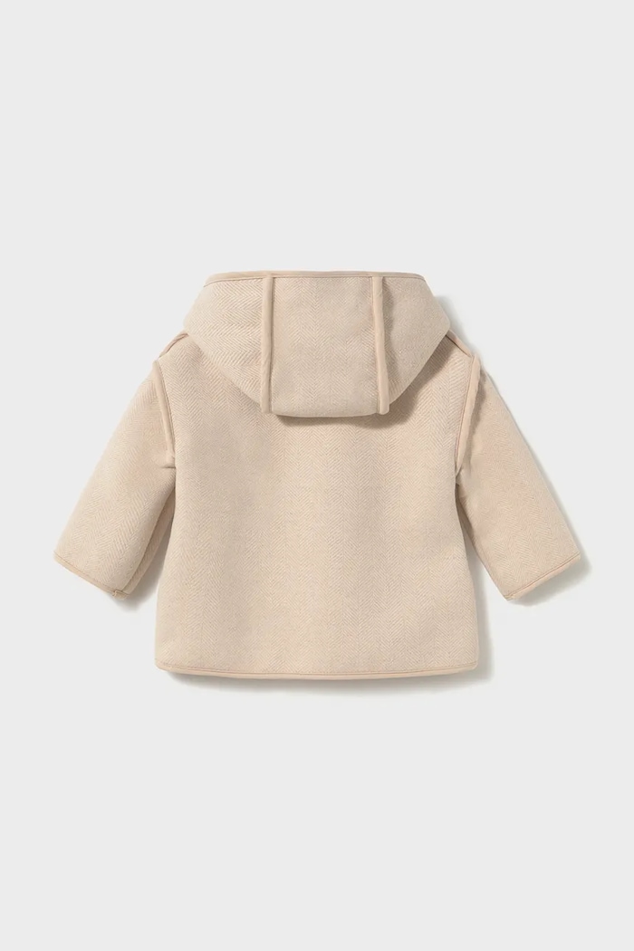 Mayoral пальто дитяче 2434.4C.Baby.9BY2 бежевий AW26