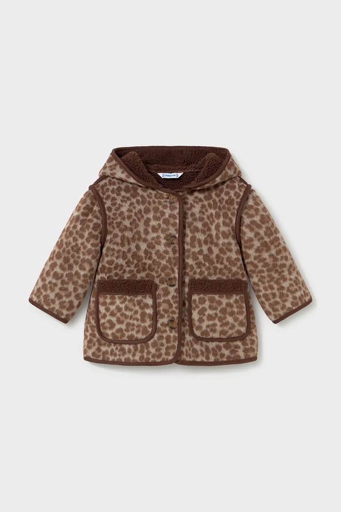 Mayoral пальто дитяче коричневий 2434.4C.Baby.9BY2