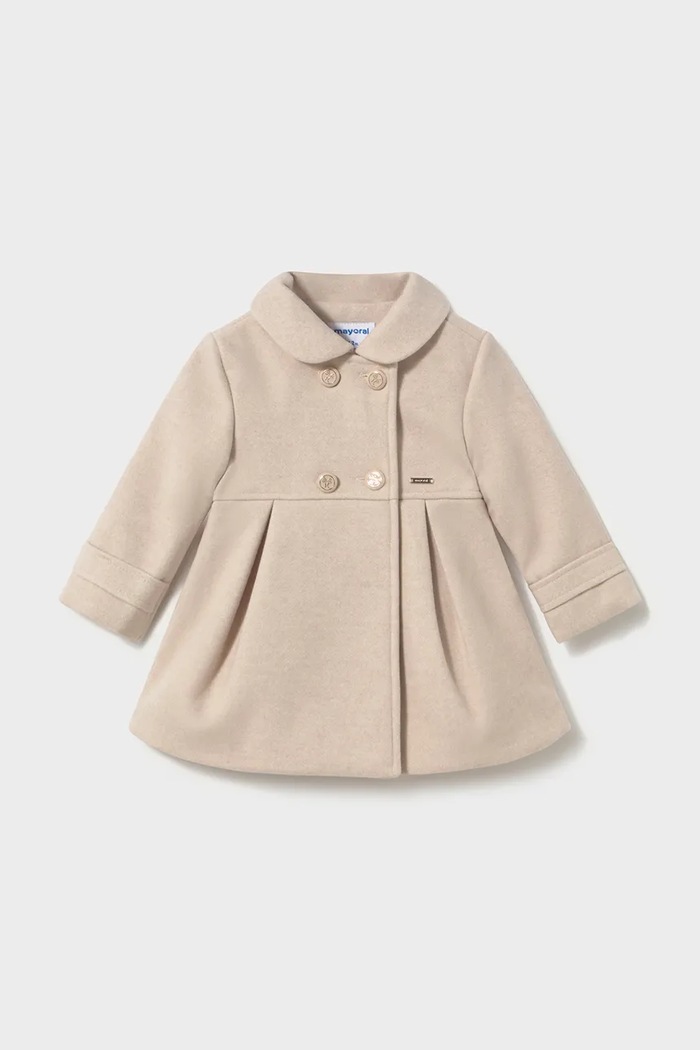 Mayoral пальто дитяче бежевий 2415.4J.Baby.9BY2