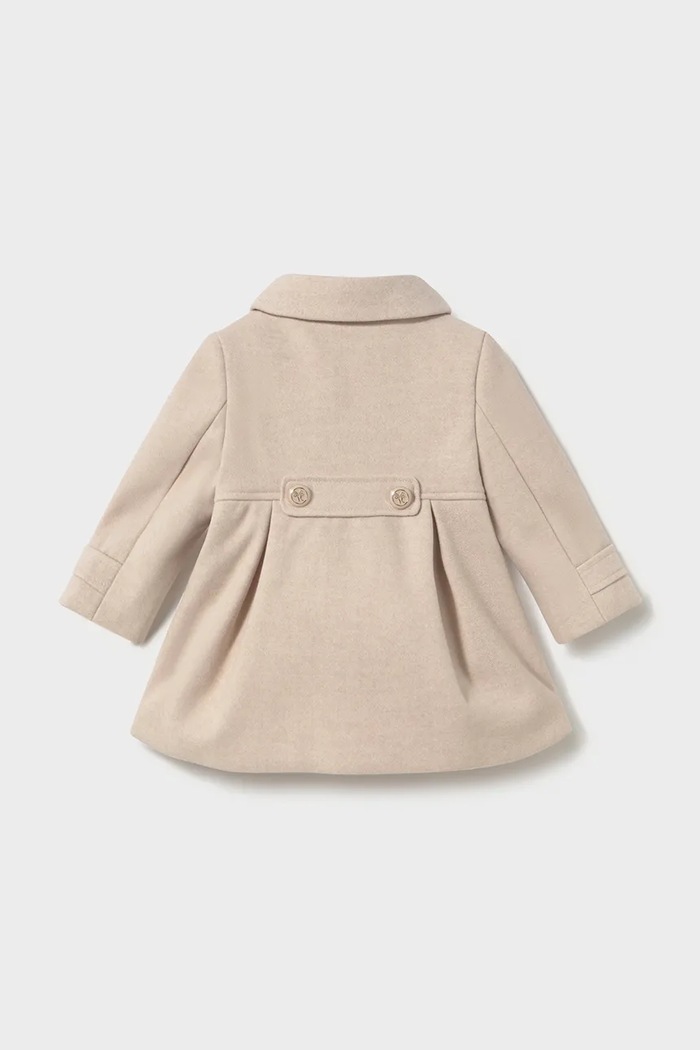 Mayoral пальто дитяче 2415.4J.Baby.9BY2 бежевий AW26