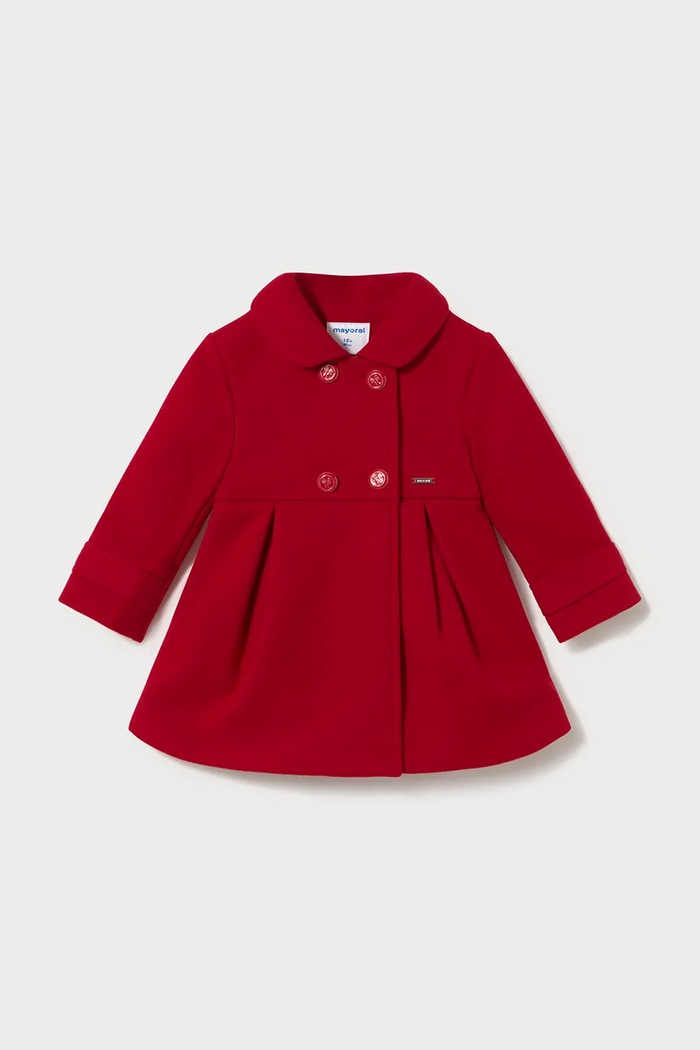 Mayoral пальто дитяче червоний 2415.4J.Baby.9BY2