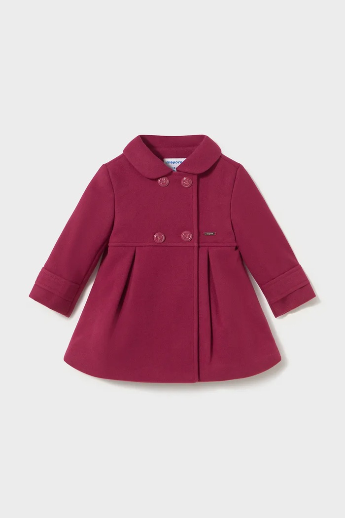 Mayoral пальто дитяче рожевий 2415.4J.Baby.9BY2