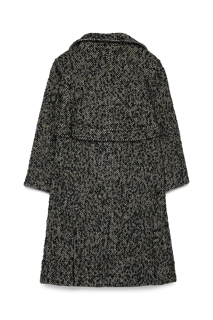 Max&Co. Plášť detský s vlnou MAXJ1F JACKET MX0001.MX02N čierna AW26